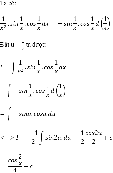 Tìm nguyên hàm của hàm số lượng giác bằng phương pháp đổi biến số cực hay