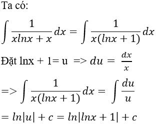 Tìm nguyên hàm của hàm số mũ, logarit bằng phương pháp đổi biến số cực hay