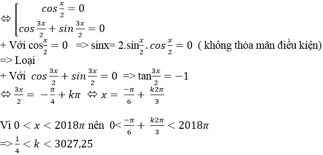 Tìm số nghiệm của phương trình lượng giác trong khoảng, đoạn