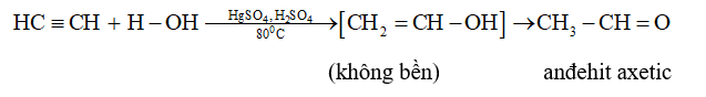 Tính chất hóa học của acetylene C2H2 | Tính chất vật lí, nhận biết, điều chế, ứng dụng