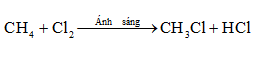 Tính chất của methane CH4