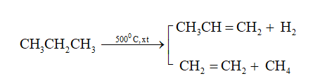 Tính chất hóa học của propane C3H8