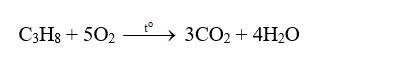 Tính chất hóa học của propane C3H8