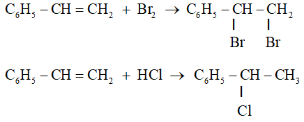 Tính chất hóa học của styrene | Tính chất vật lí, nhận biết, điều chế, ứng dụng