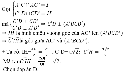 Cách tính góc giữa đường thẳng và mặt phẳng cực hay