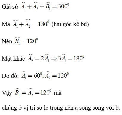 Trắc nghiệm Hai đường thẳng song song - Bài tập Toán lớp 7 chọn lọc có đáp án, lời giải chi tiết