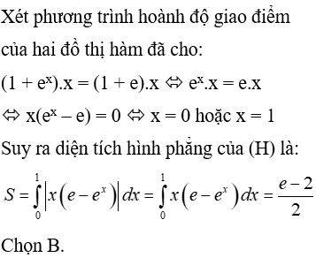 Ứng dụng tích phân trong hình học - Tính diện tích hình phẳng