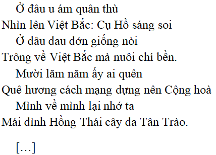 Việt Bắc (Tác giả Tác phẩm - sách mới)