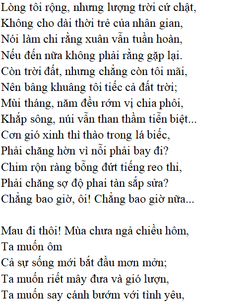 Vội vàng (Tác giả Tác phẩm - sách mới)