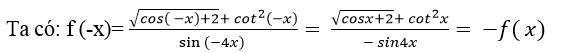 Cách xác định tính chẵn, lẻ của hàm số lượng giác cực hay