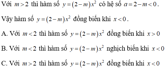 Xét tính đồng biến, nghịch biến của hàm số cực hay, có đáp án