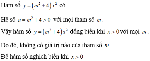 Xét tính đồng biến, nghịch biến của hàm số cực hay, có đáp án