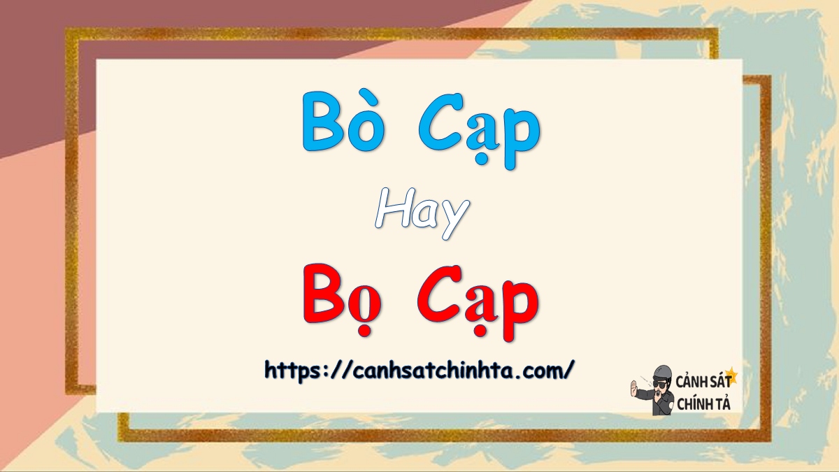 Bò cạp hay Bọ cạp