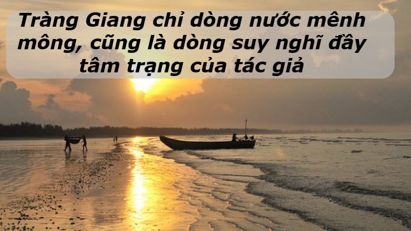 cấu tứ của bài thơ tràng giang