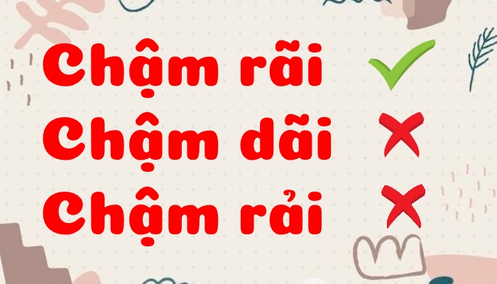 Cham rãi chậm dải hay chậm rải