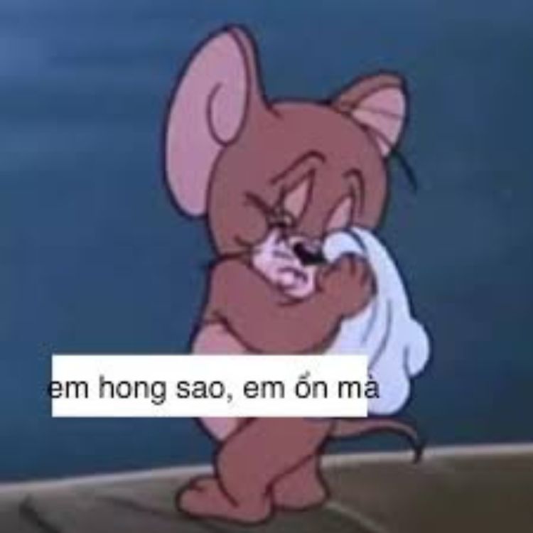 Meme chế em ổn mà hài hước