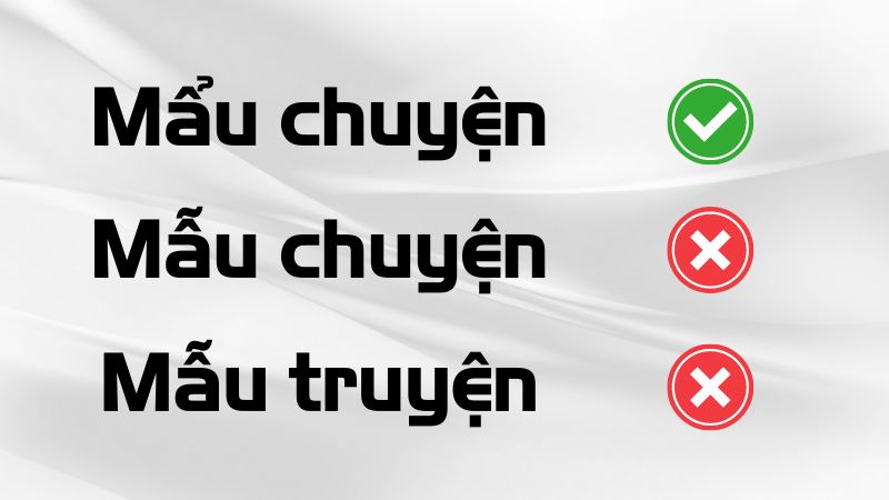 Mẫu truyện hay mẩu chuyện hay mẫu chuyện