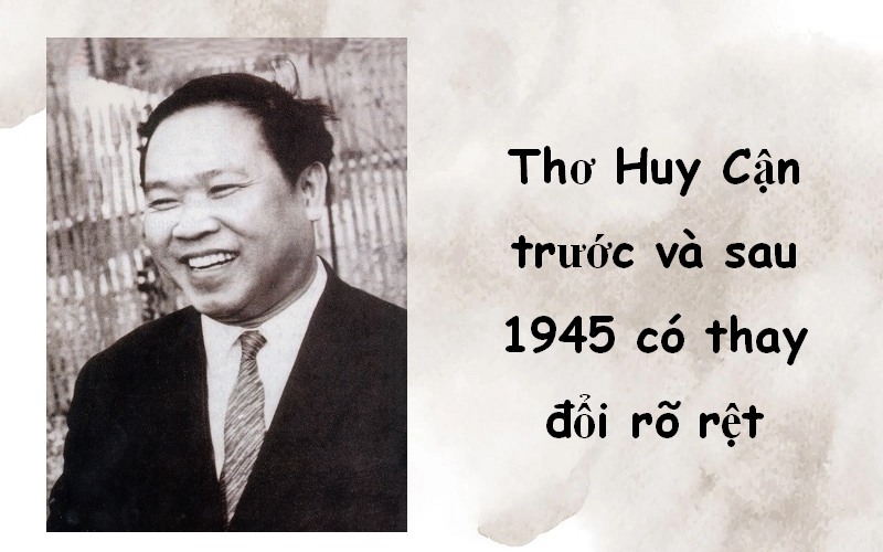 Phong cách thơ Huy Cận