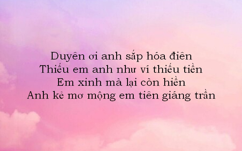 Thả thính tên Duyên