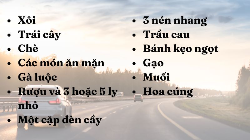 văn khấn trước khi xuất hành