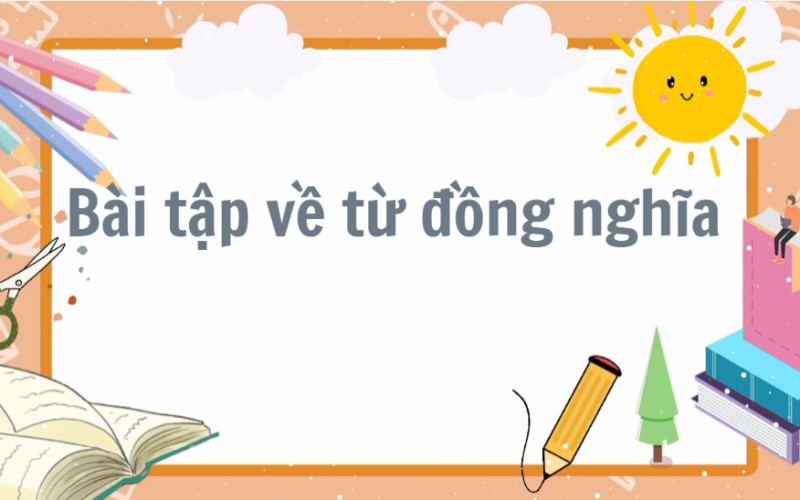  đồng nghĩa tiếng Việt