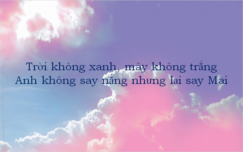 Thả thính tên Mai